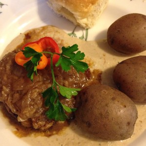 Food - French Steak with Gorgonzolla